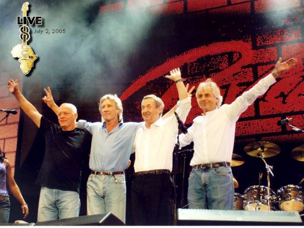 Mitic Pink Floyd Reunion On Live 8 Wallpaper