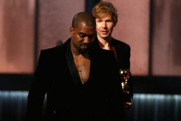 Kanye Pranks Beck after Beyoncé Loses Best Album