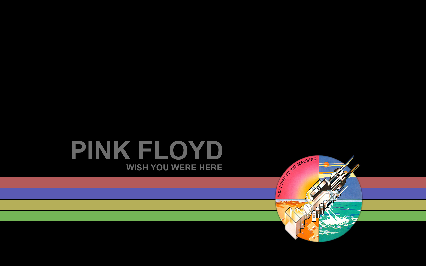 Wish You Were Here pink floyd artwork and lyrics