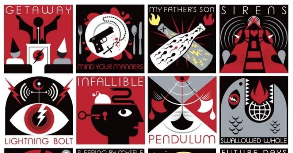 artwork from pearl jam lightning bolt new album 2013