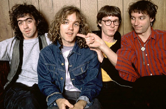 R.E.M. old photo michael stipe curly hair