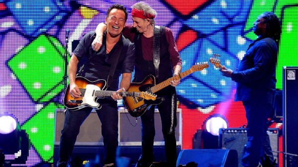 Bruce Springsteen with Keith Richards wallpaper