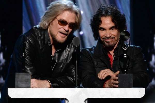Hall and Oates at the rock and roll hall of fame 2014