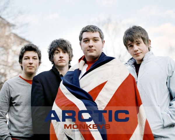 Arctic Monkeys England Flag Wallpaper