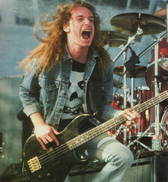 Cliff Burton from metallica bass player picture