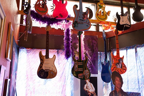 Jimi Hendrix guitars