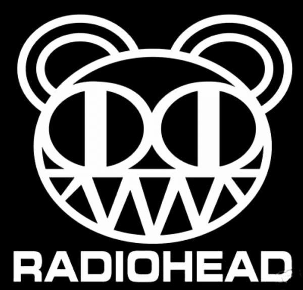 Radiohead Black Logo Wallpaper