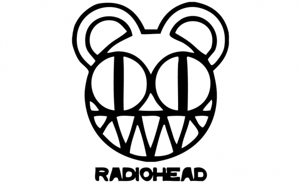 Radiohead White Logo wallpaper