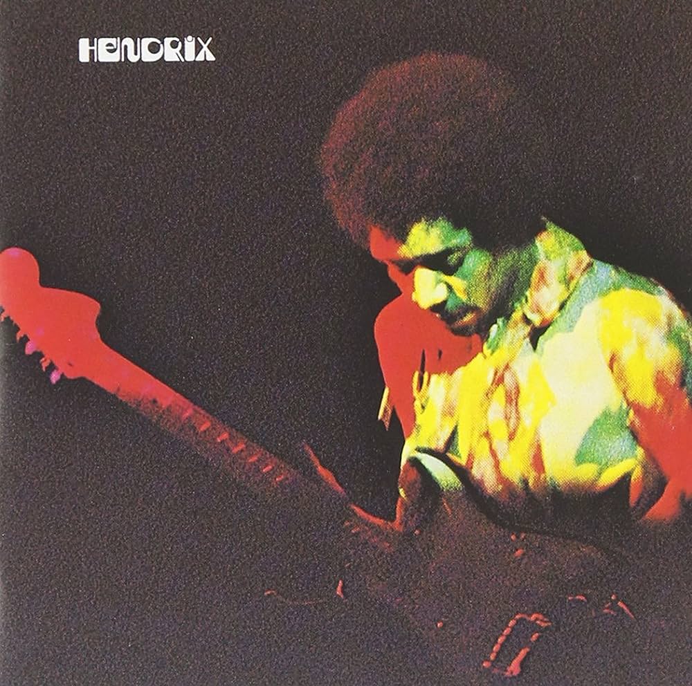 Cover artwork of the 'Band of Gypsys' album.
