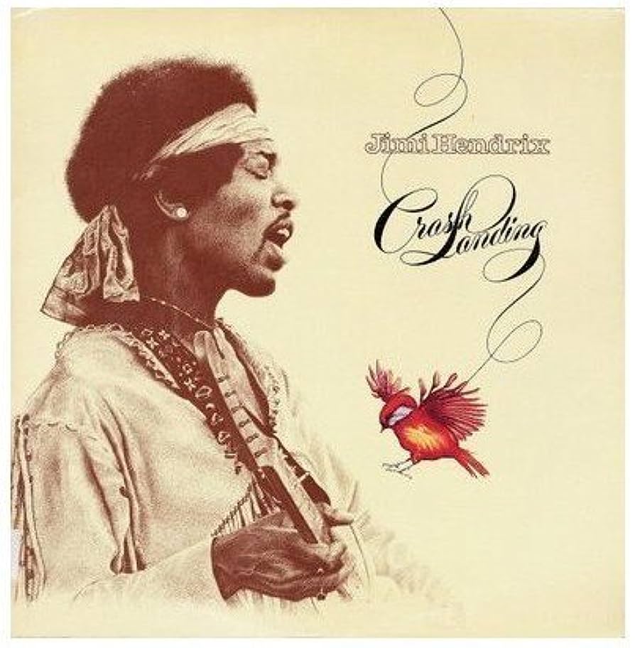 The controversial posthumous album 'Crash Landing' by Jimi Hendrix, produced by Alan Douglas in 1975
