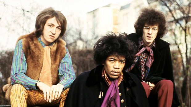 The Jimi Hendrix Experience power trio in the early days