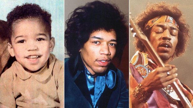 JImi Hendrix Trough the years