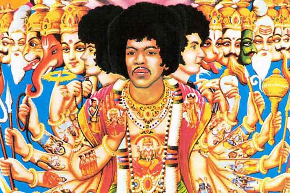 Artwork for 'Axis: Bold as Love', The Jimi Hendrix Experience's second album.

