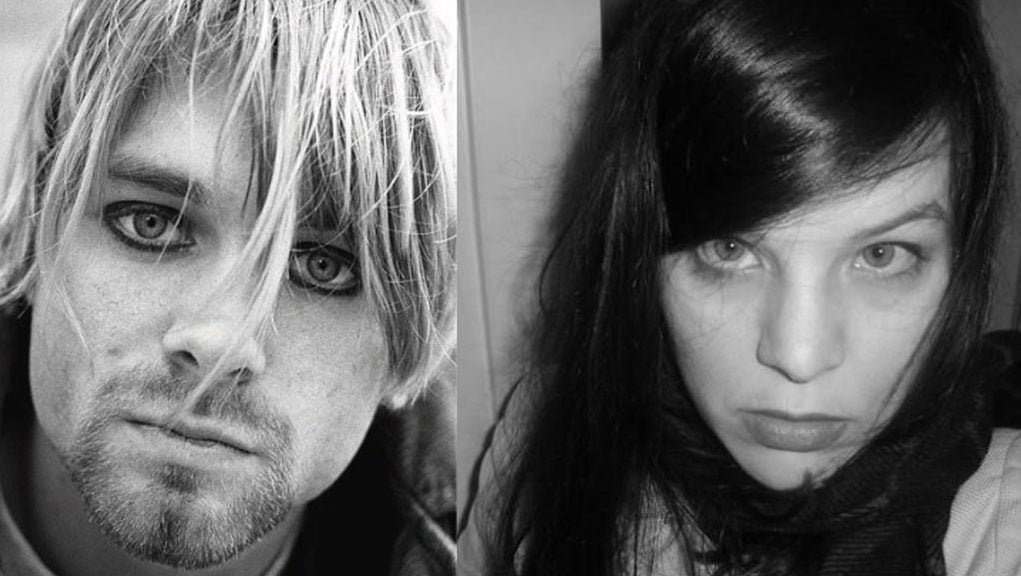 Kurt Cobain and his Girlfriend from 1990, Tobi Vail.