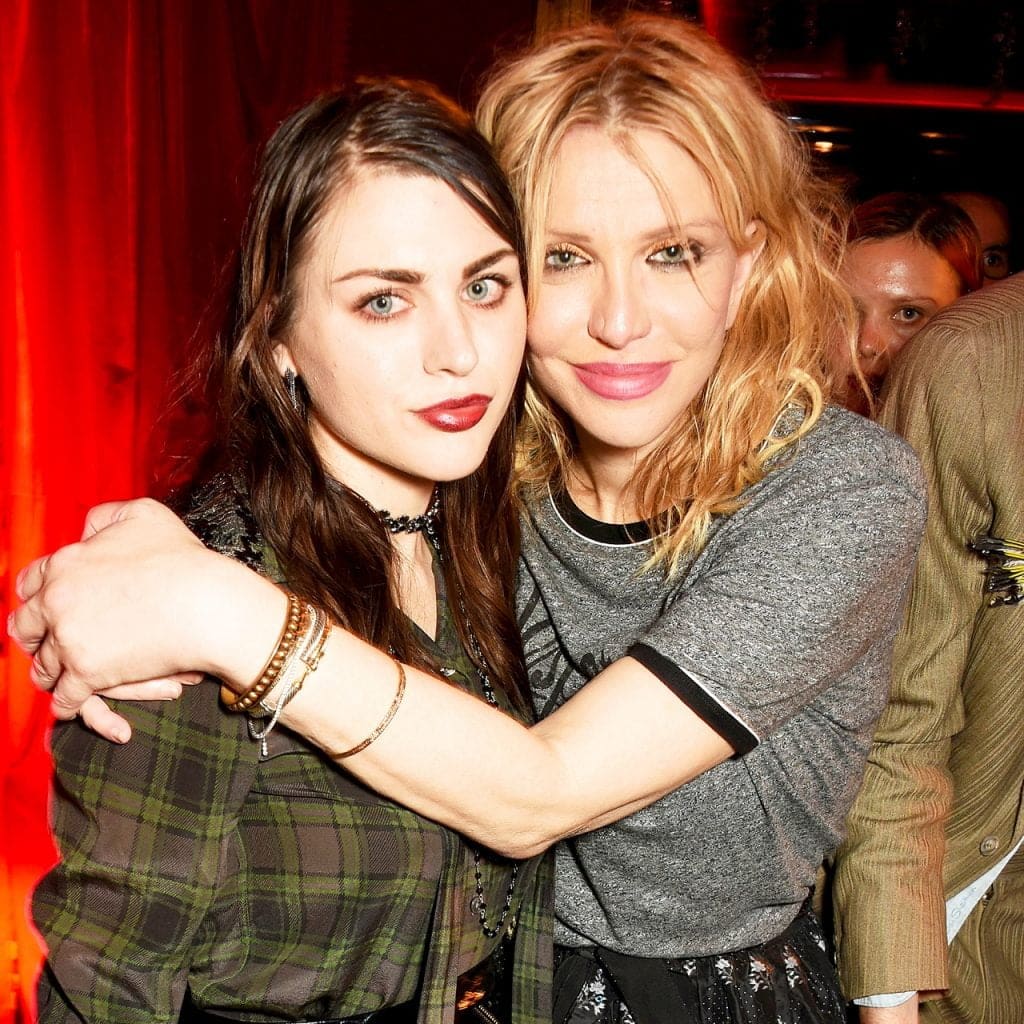 Frances Bean Cobain and her mother Courtney Love