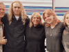 James Hetfield's family in 2022: ex-wife Francesca and their three sons Castor, Marcella, and Cali.