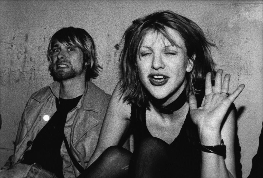Kurt Cobain and Courtney Love