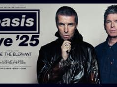 Oasis 2025 Tour Live Nation Poster.
